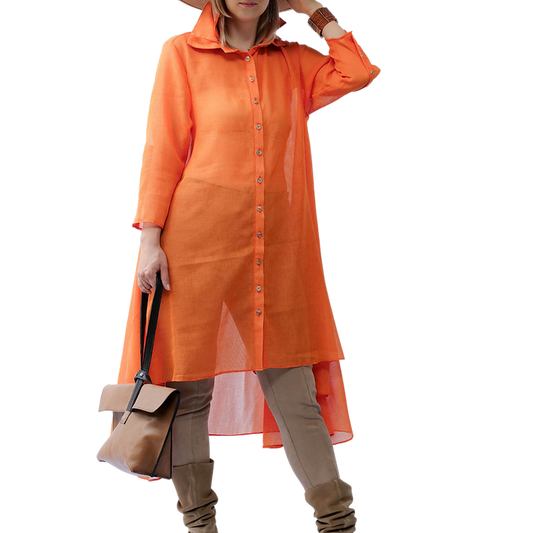 FLOR dress shirt coat    / vestido camisero FLOR