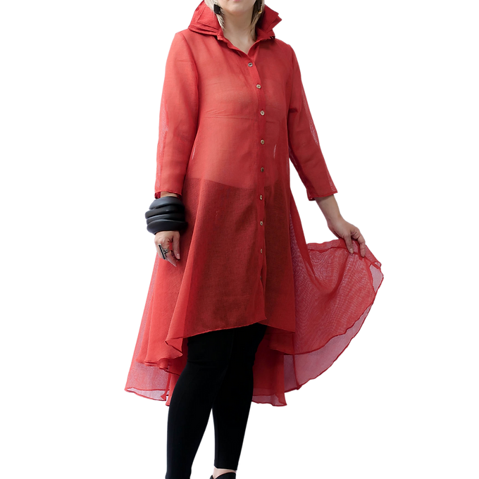 FLOR dress shirt coat / vestido camisero FLOR