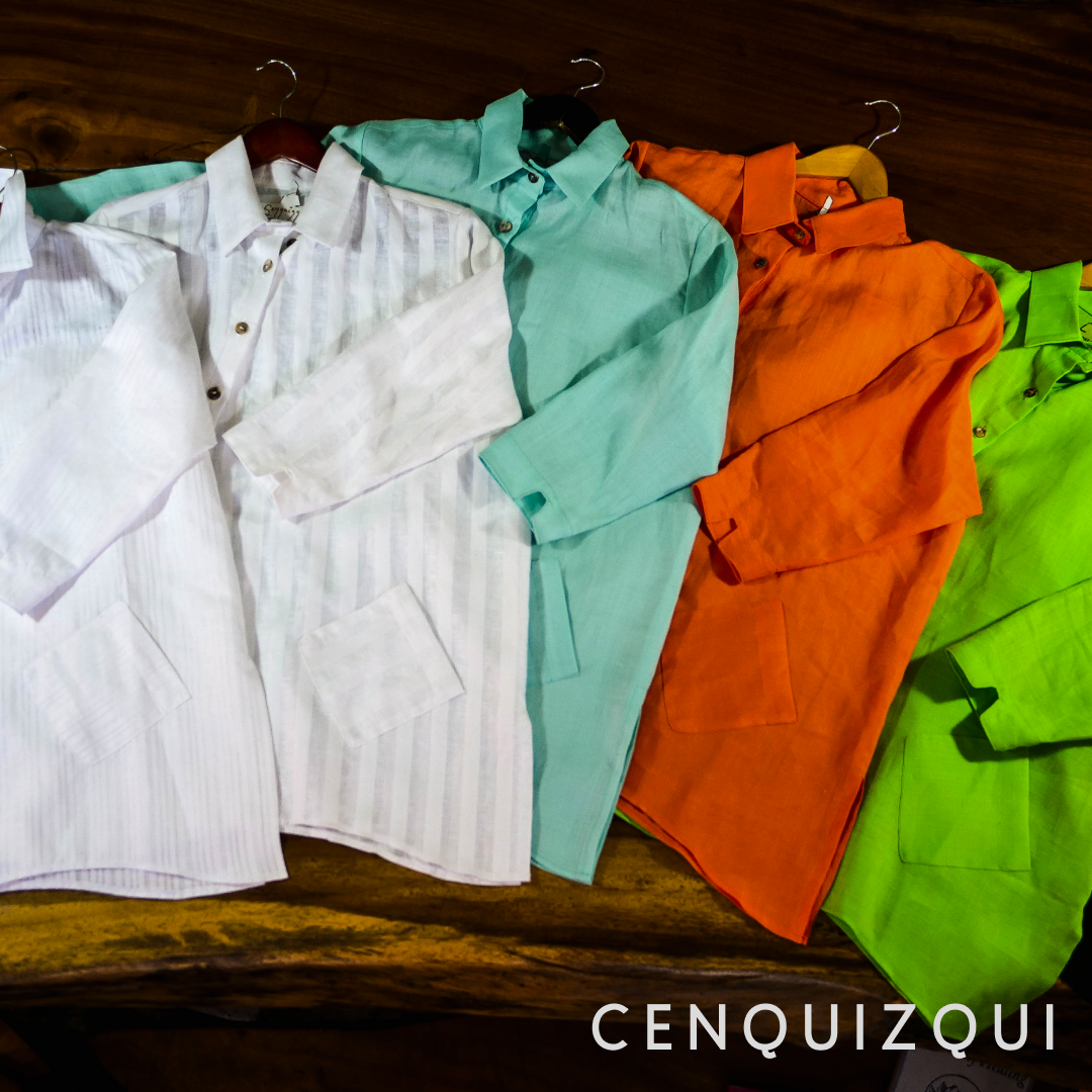 BUTTONS ON A SIDE shirt    /  BOTONES CHUECOS camisa