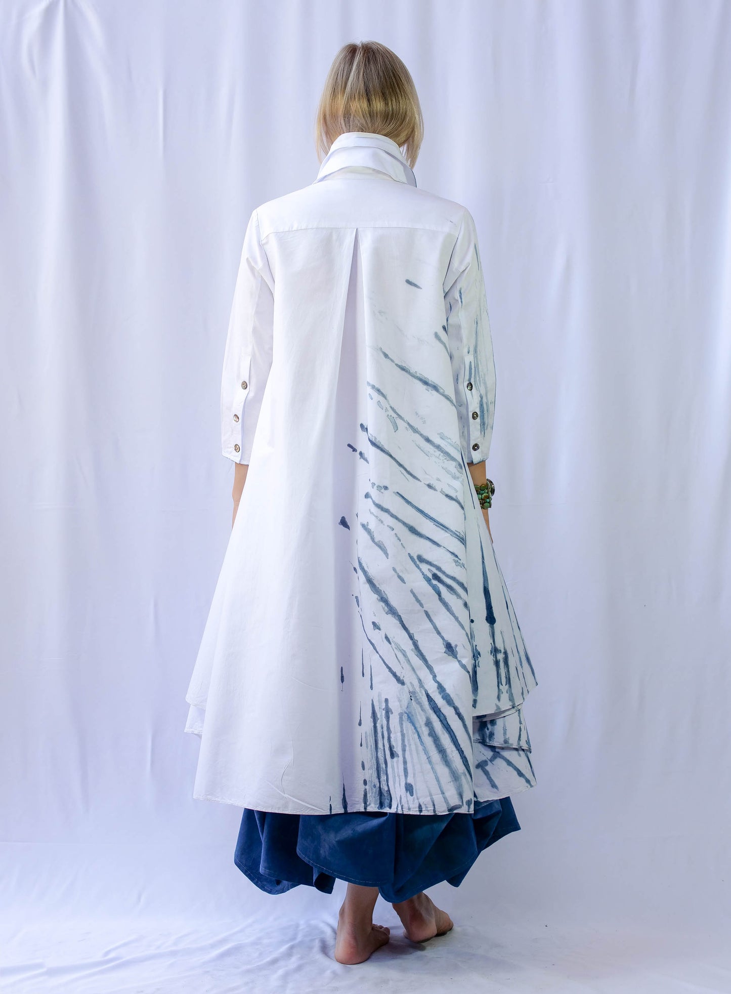 Vestido Geométrico  / falda Ataúd