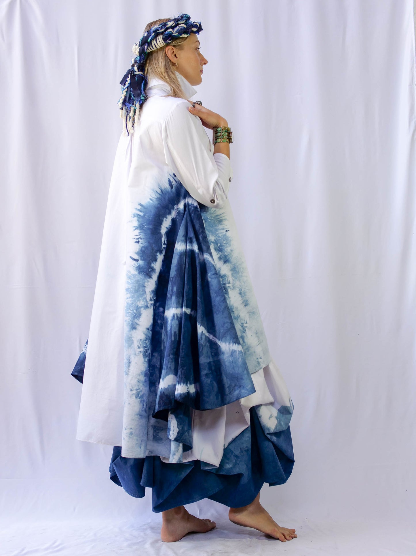 Vestido Geométrico  / falda Ataúd