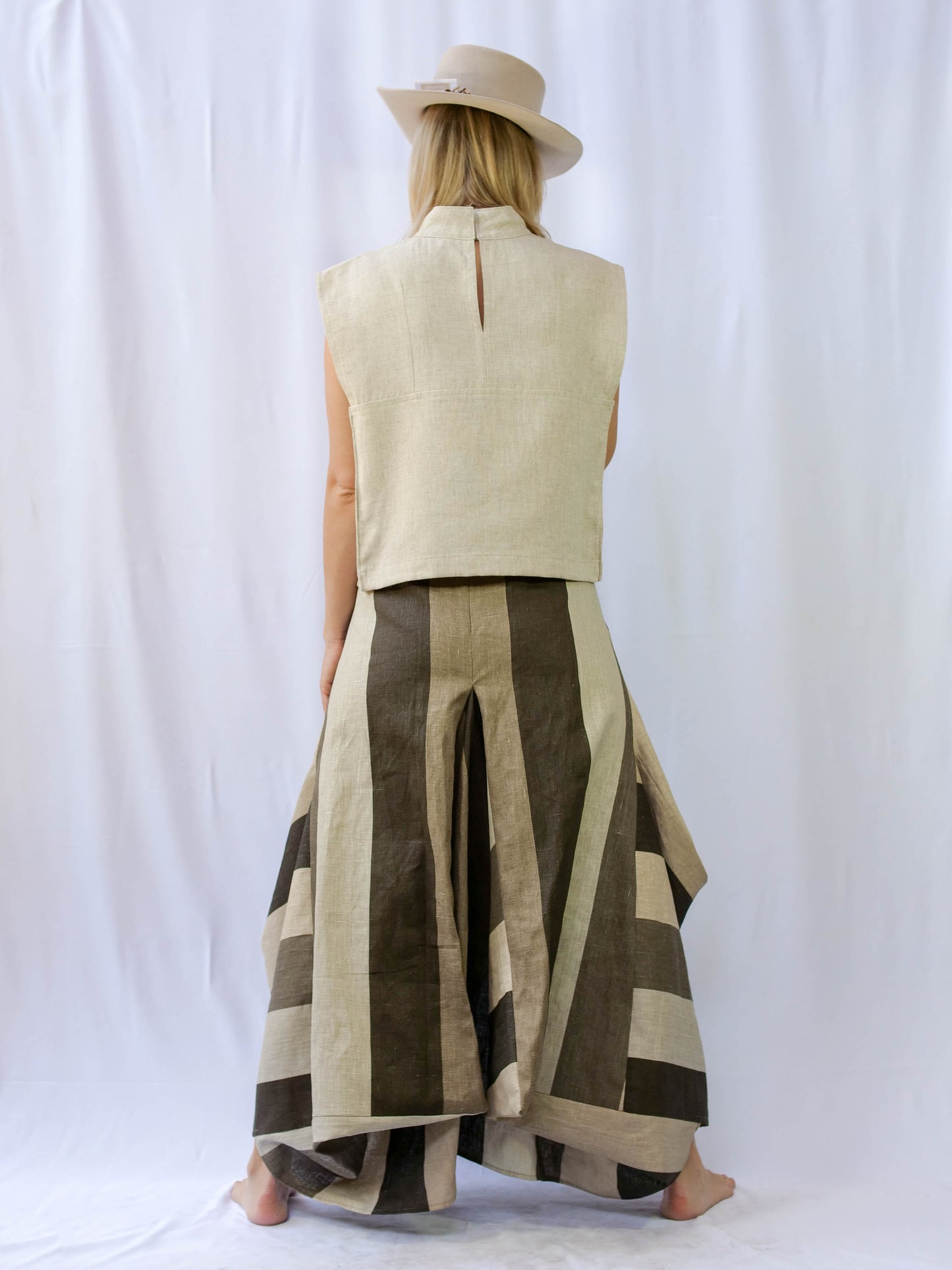 Falda Bolsona / blusa Cuadrito
