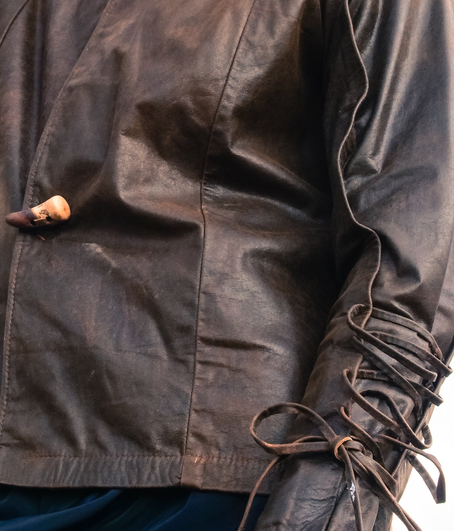 MEDIEVAL leather jacket    /   Chamarra MEDIEVAL de Piel