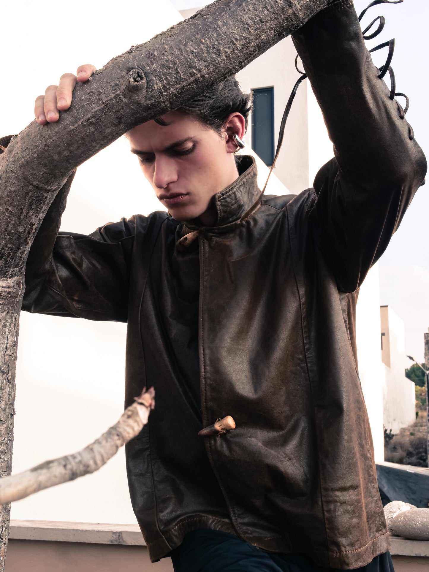 MEDIEVAL leather jacket    /   Chamarra MEDIEVAL de Piel