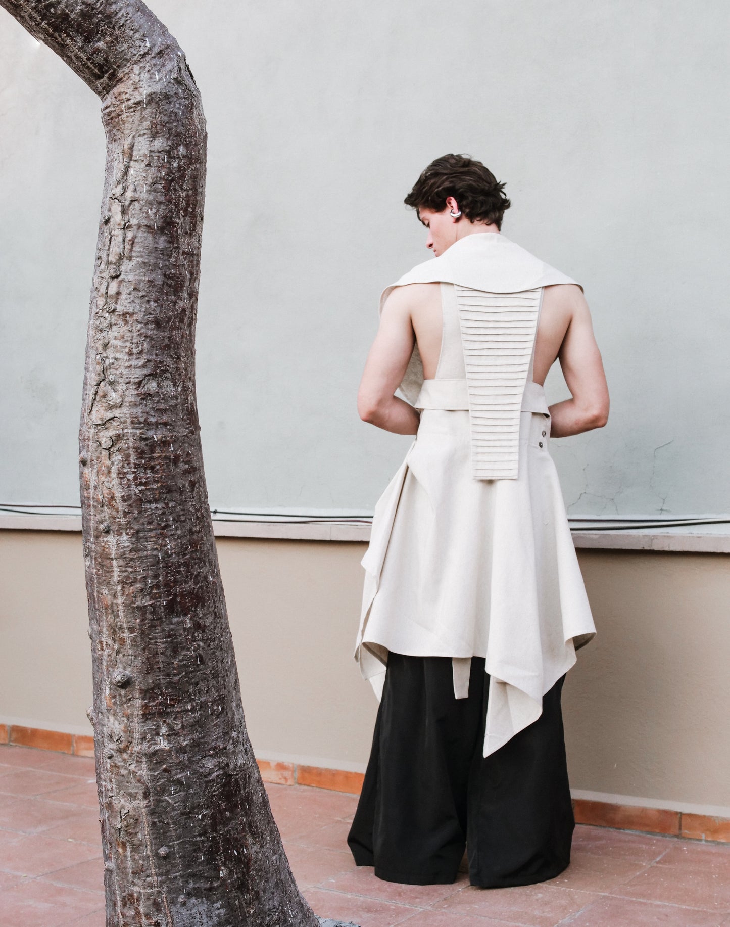 REPTIL long vest-dress    /  Chaleco largo-vestido REPTIL