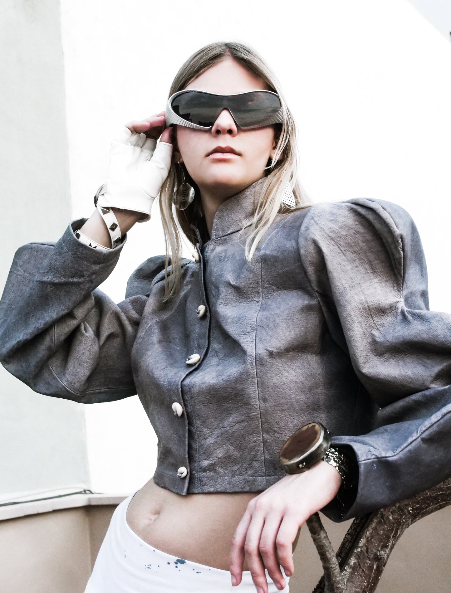 TREE leather jacket / Chamarra de piel TREE