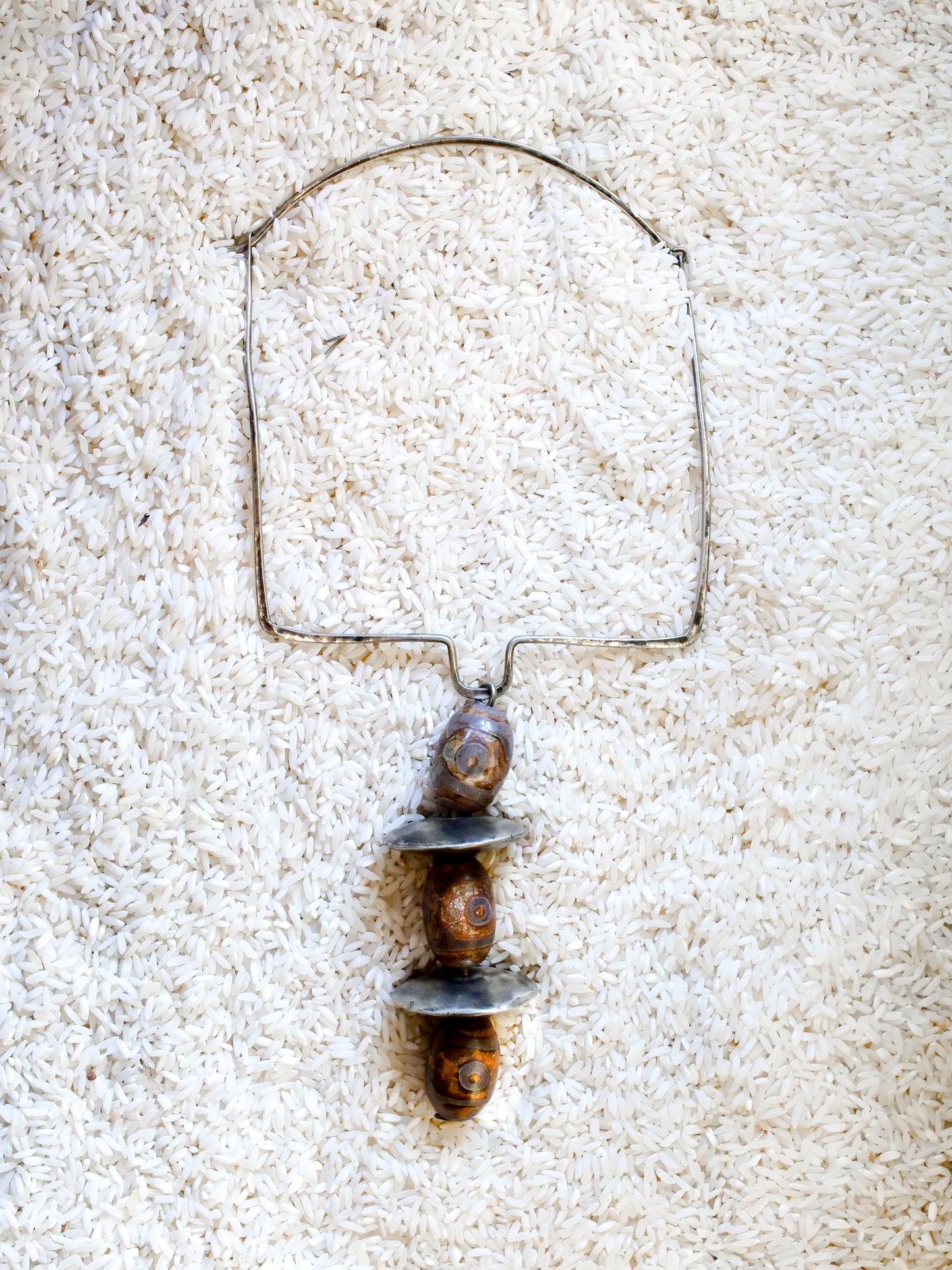 TRIPLE SEED necklace    /   collar tripe ssemillas  de Arica