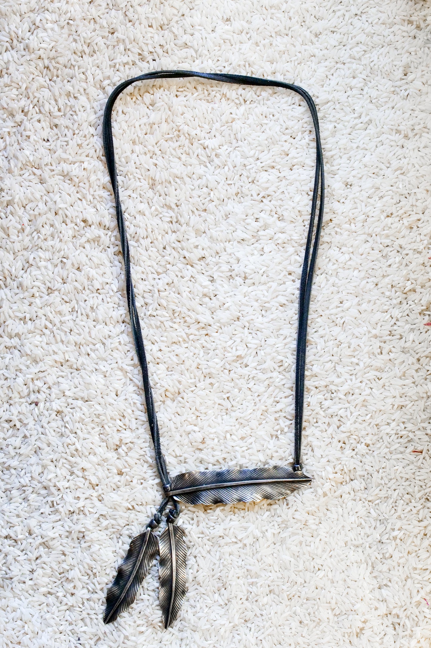 FEATHERS necklace    /  Collae PLUMAS