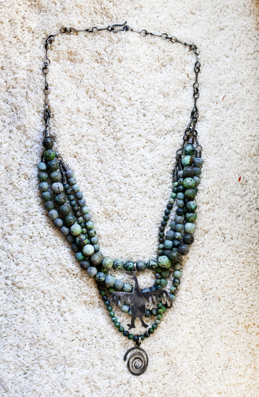 TURQUOISE necklace    /   Collar TURQUEZA