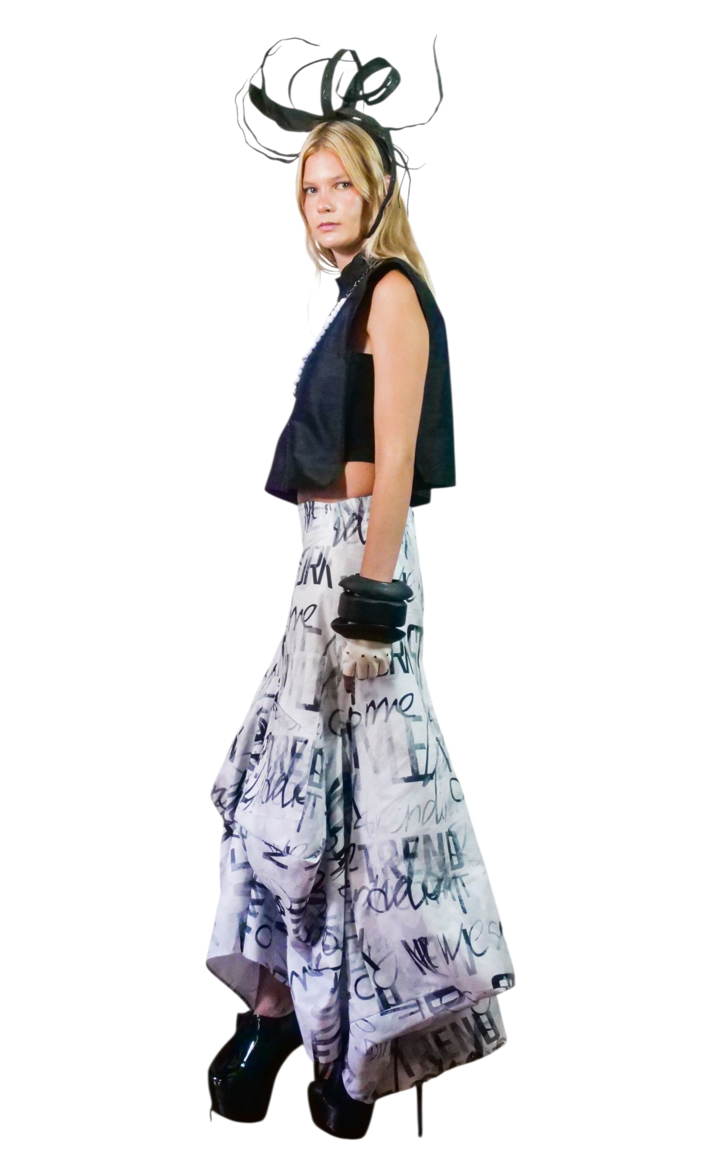 Newspaper Skirt    /   Falda Periódico