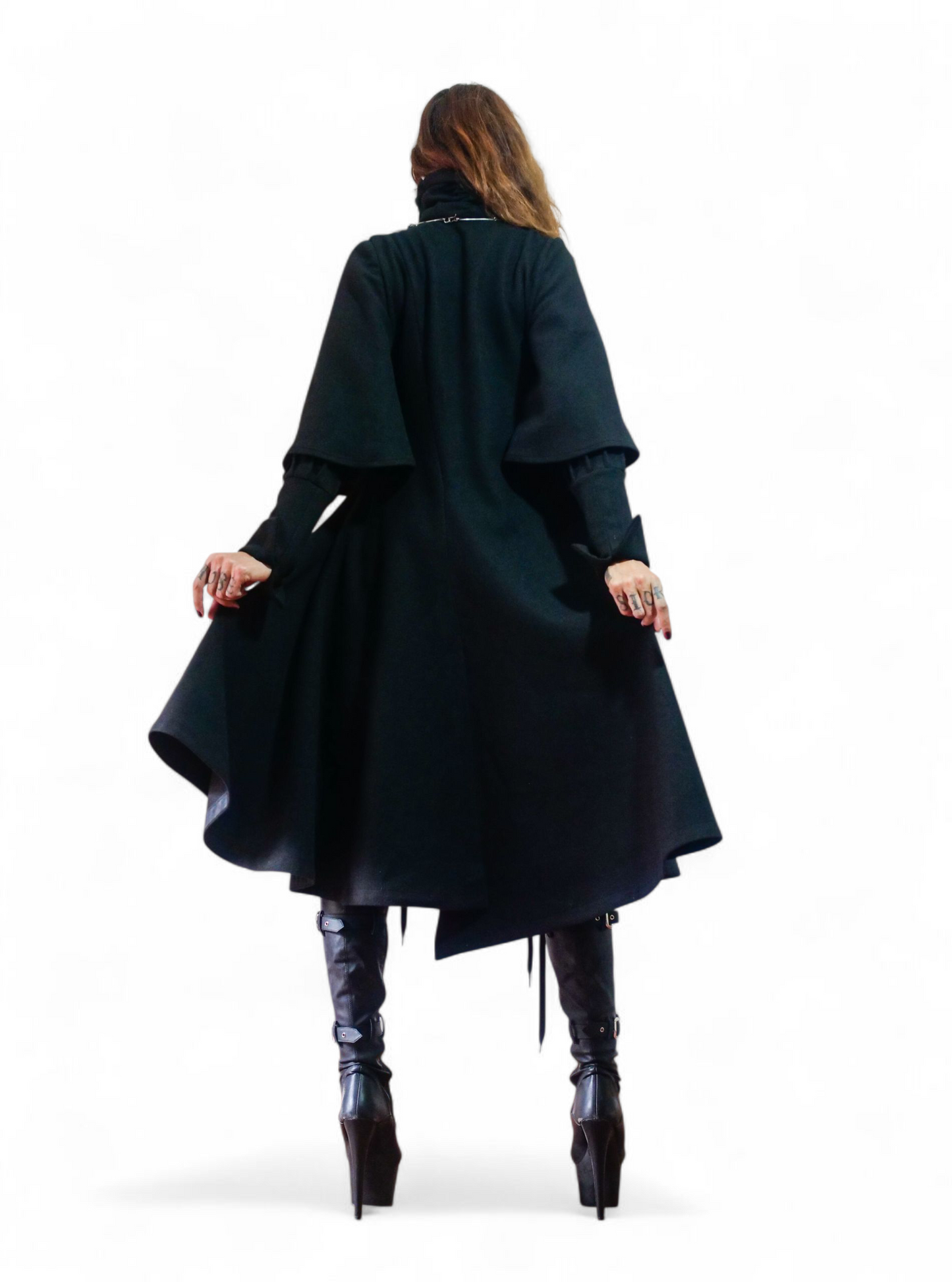Black Dove Coat   /   Abrigo Paloma Negra