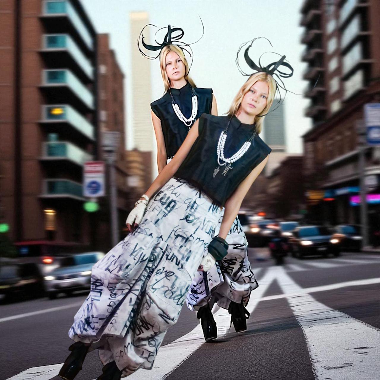 Newspaper Skirt    /   Falda Periódico