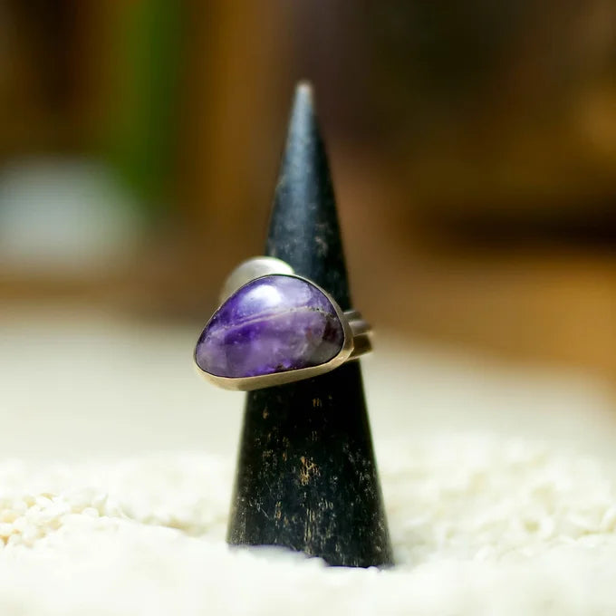 AMETHYST ring    /     AnIllo AMATISTA