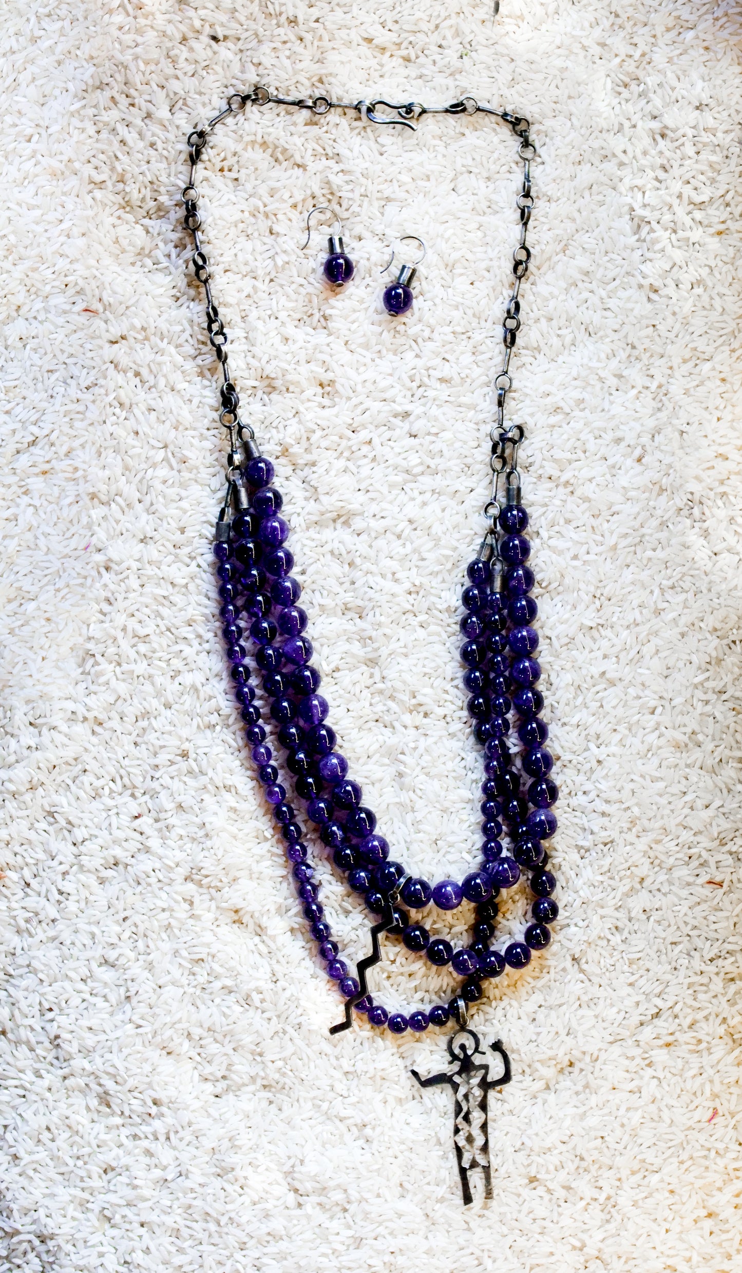 AMETHYST  necklace    /    Collar AMATISTA