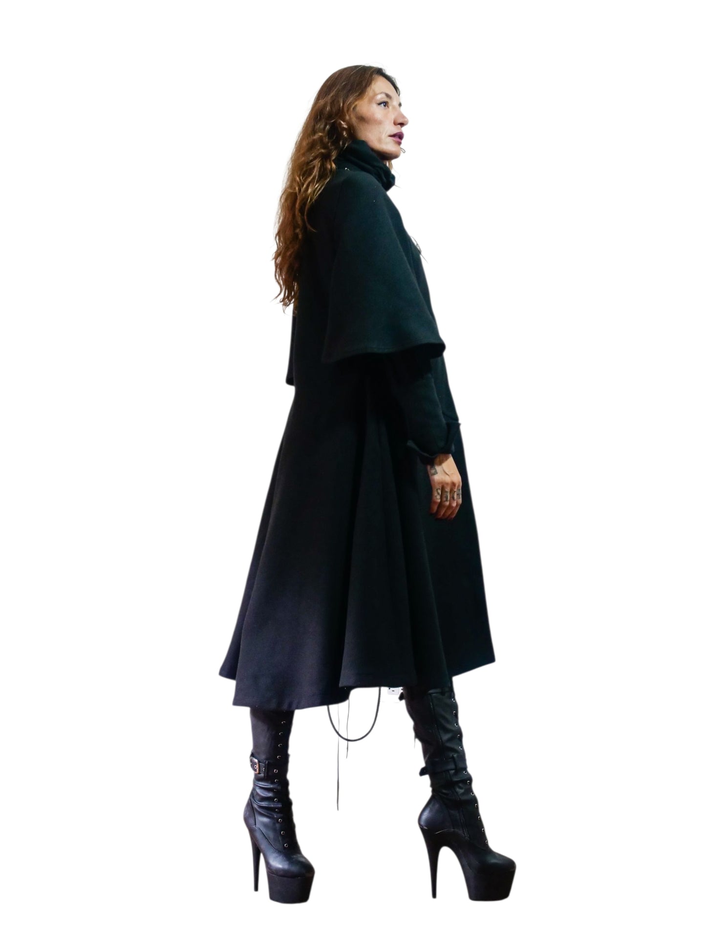 Black Dove Coat   /   Abrigo Paloma Negra