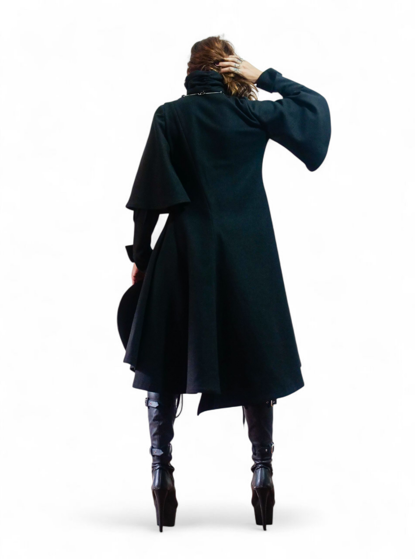 Black Dove Coat   /   Abrigo Paloma Negra